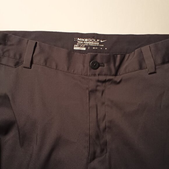 Mens Nike Golf Tour Performance Pants Size 32x32 Dri-Fit Black Color - Picture 6 of 10
